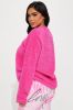 Lots Of Love PJ Plush Pant Set - Hot Pink/combo sold by Fashion Nova