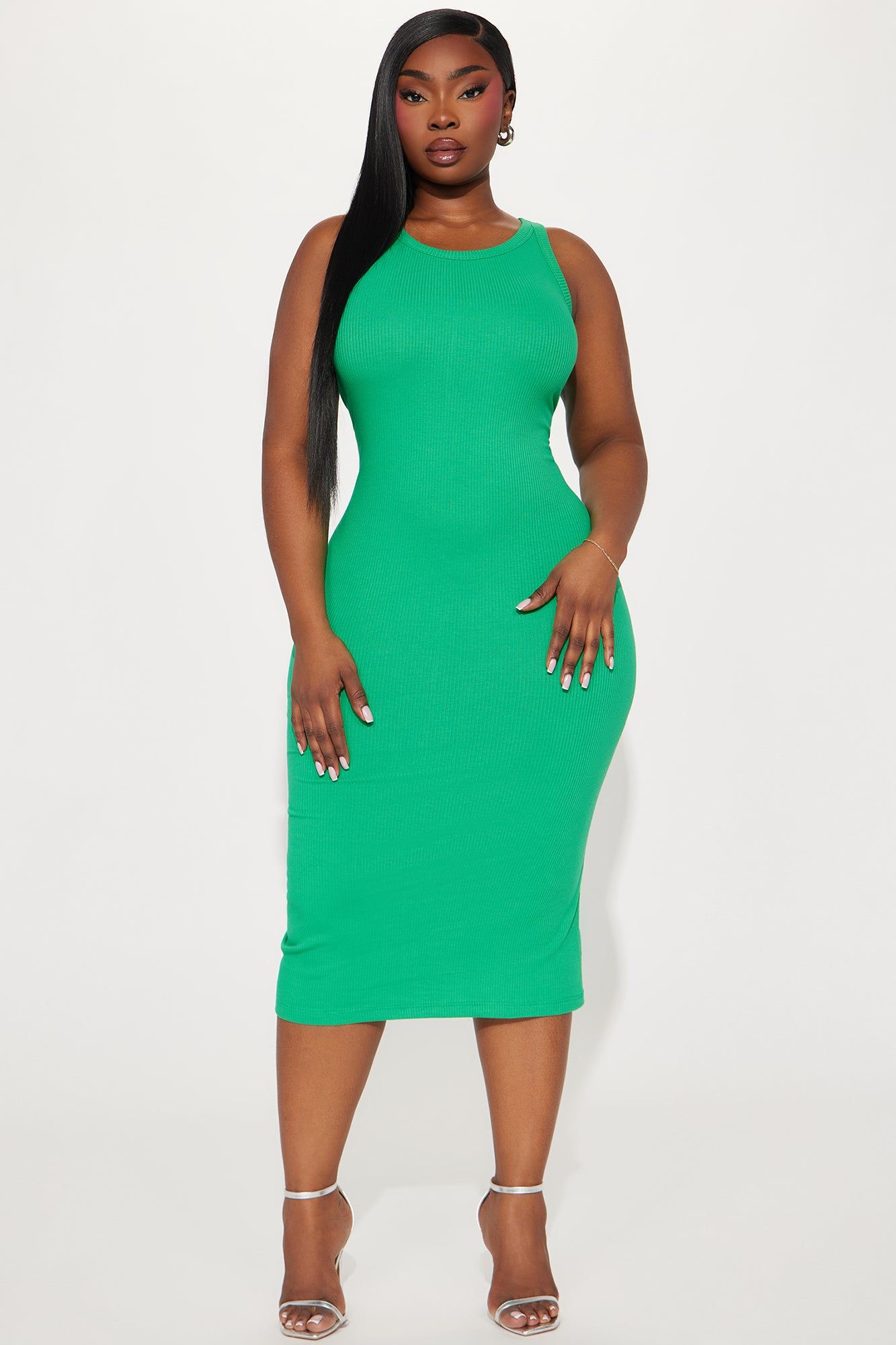 Mila Midi Dress - Kelly Green sold by Fashion Nova product image thumbnail 4