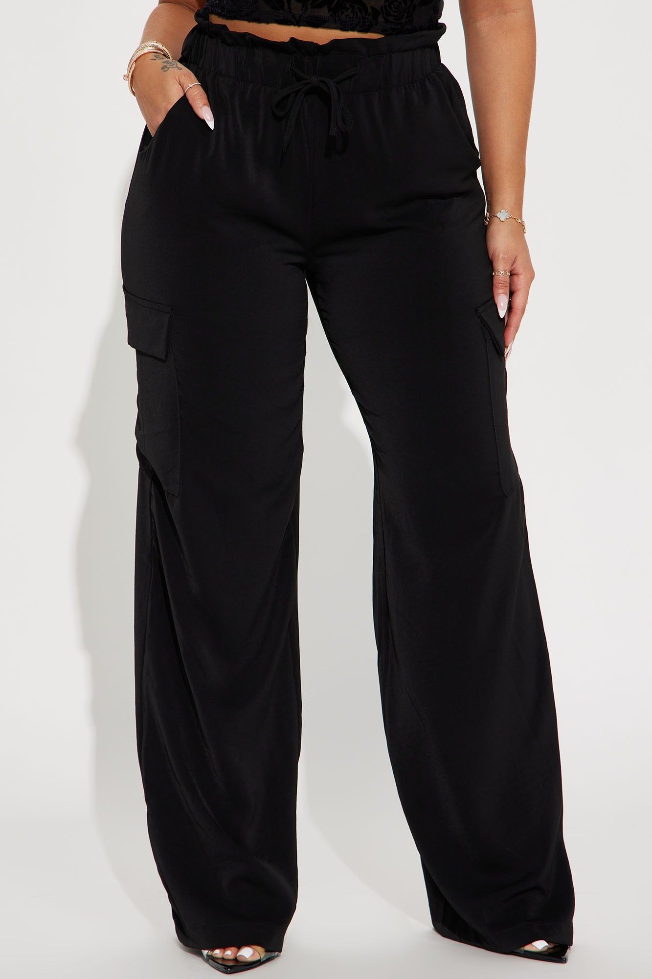 Betty Textured Cargo Pant - Black sold by Fashion Nova product image thumbnail 2