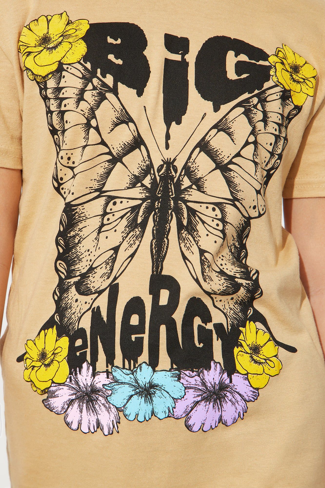 Mini That's That Kodak Energy Short Sleeve Tee - Sand sold by Fashion Nova product image thumbnail 3