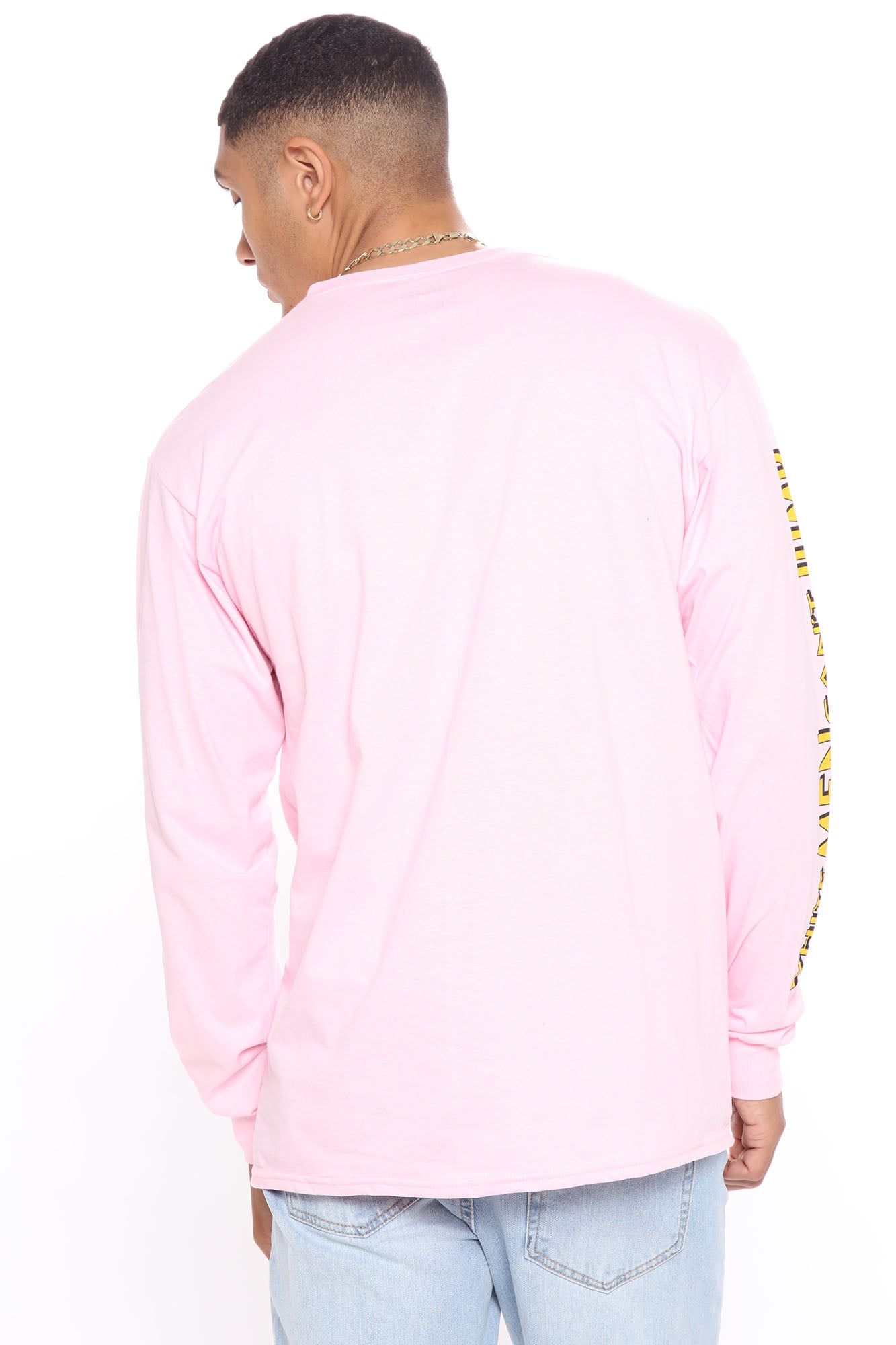 White Men Cant Jump Long Sleeve Tee - Pink sold by Fashion Nova product image thumbnail 4