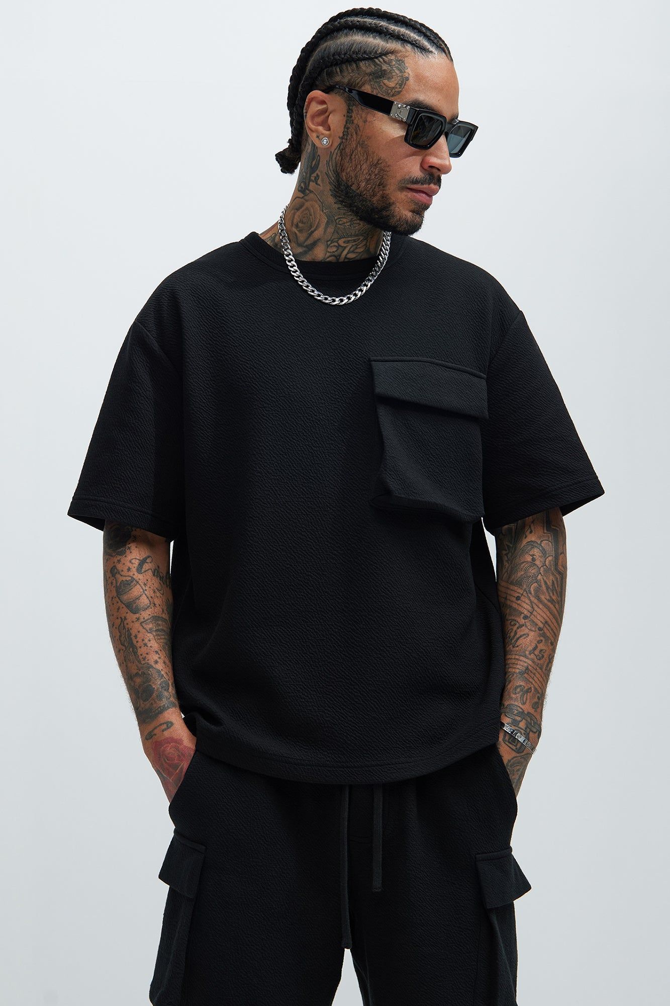 Lewis Tee Shirt - Black sold by Fashion Nova