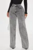 Make It Worthwhile Wide Leg Jeans - Grey sold by Fashion Nova