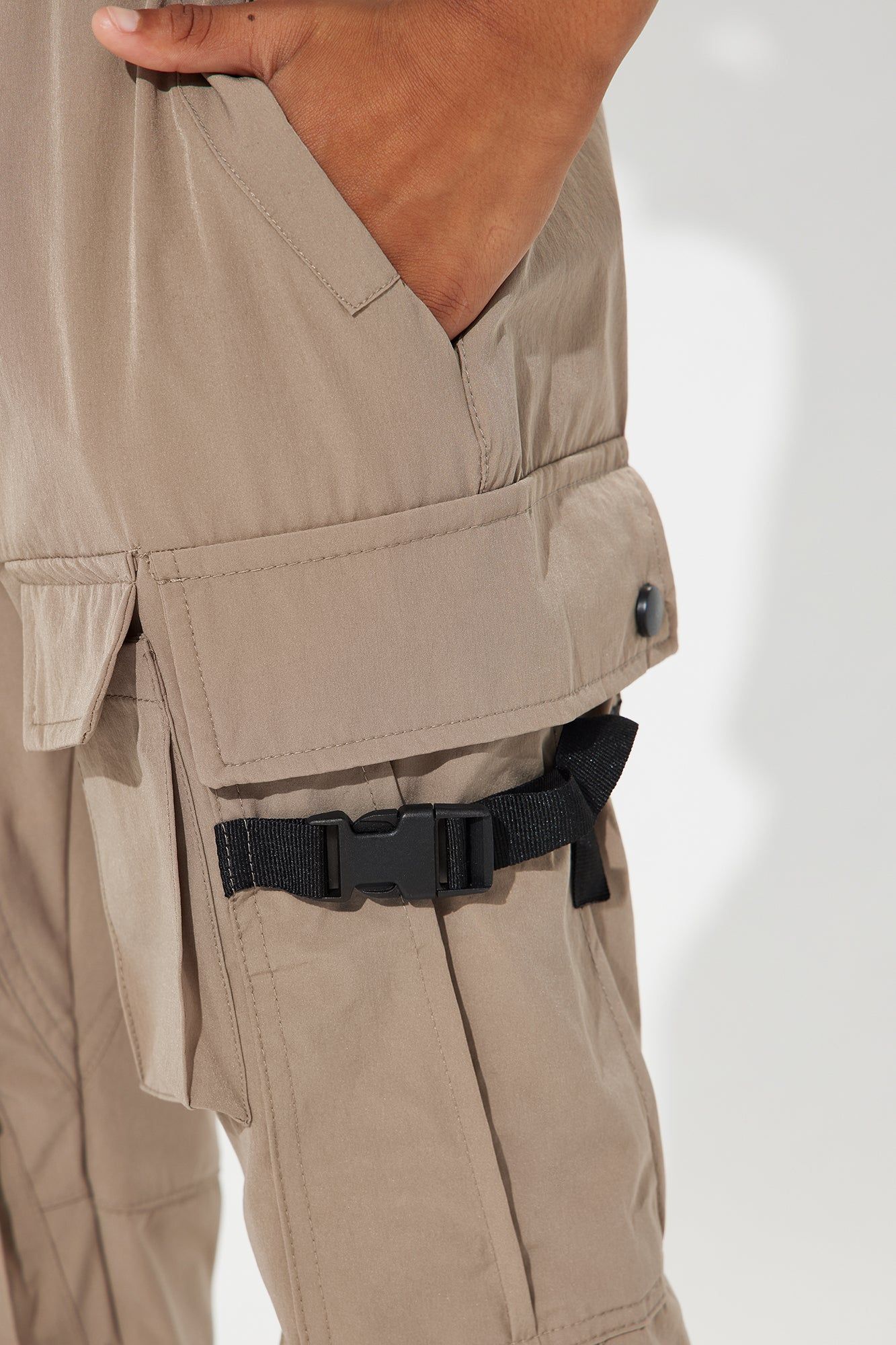 Mini Versatile Cargo Pants - Taupe sold by Fashion Nova product image thumbnail 3