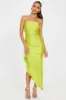 Cia Strapless Maxi Dress - Chartreuse sold by Fashion Nova
