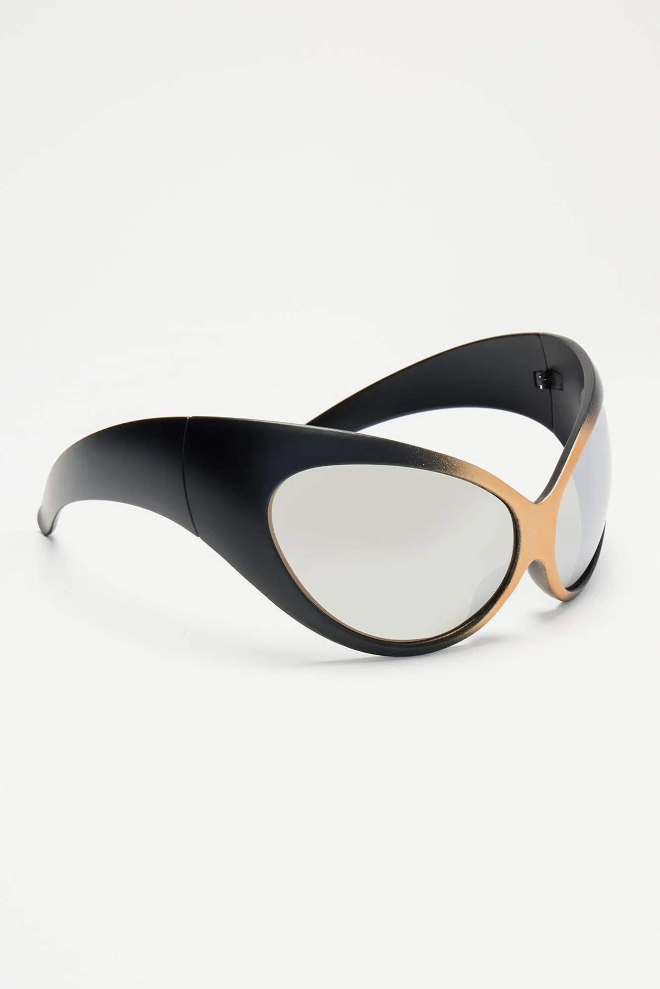Serving Space Sunglasses - Black/Gold sold by Fashion Nova product image thumbnail 4