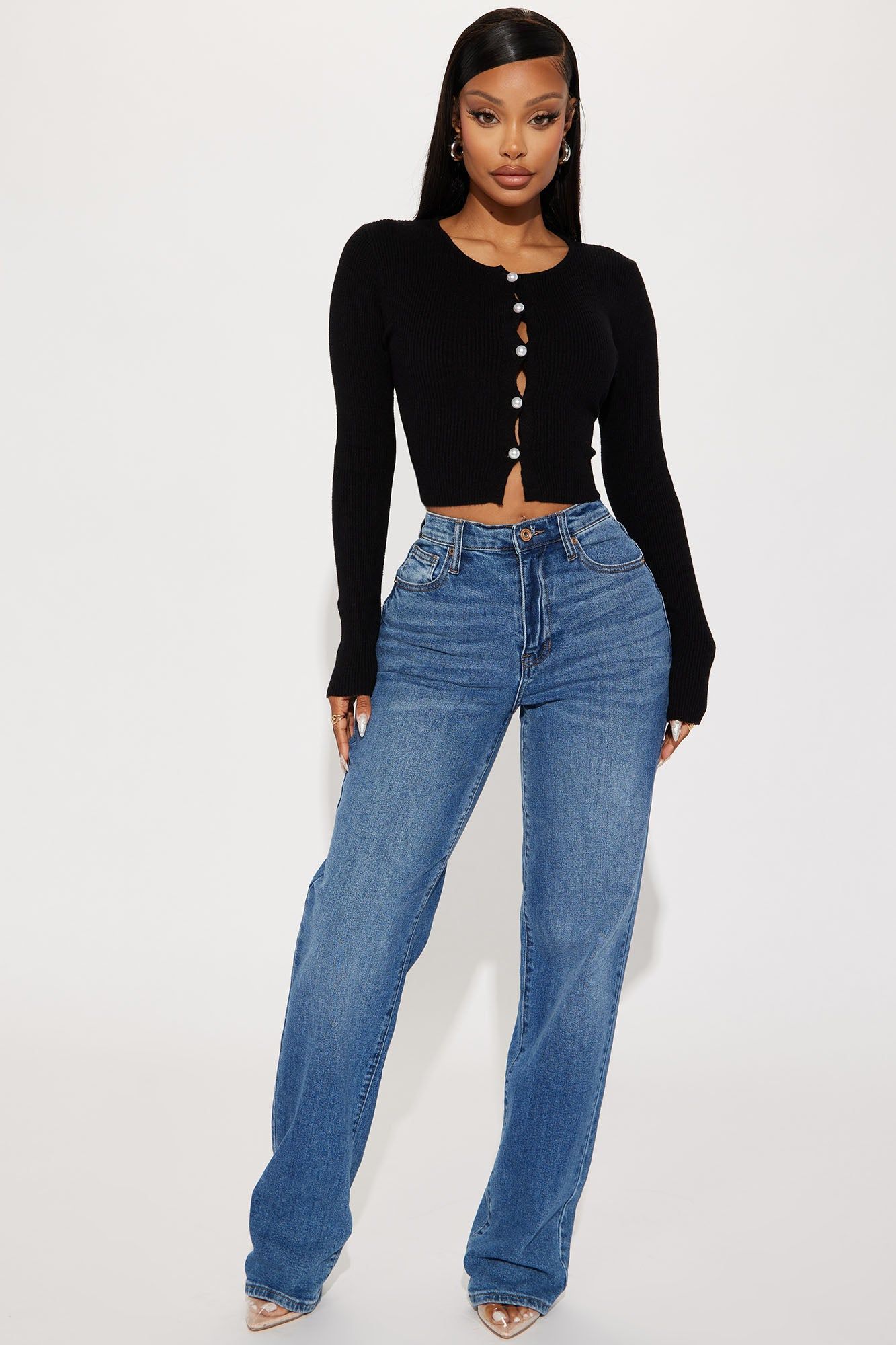 Kasilia Cardigan Sweater - Black sold by Fashion Nova product image thumbnail 2