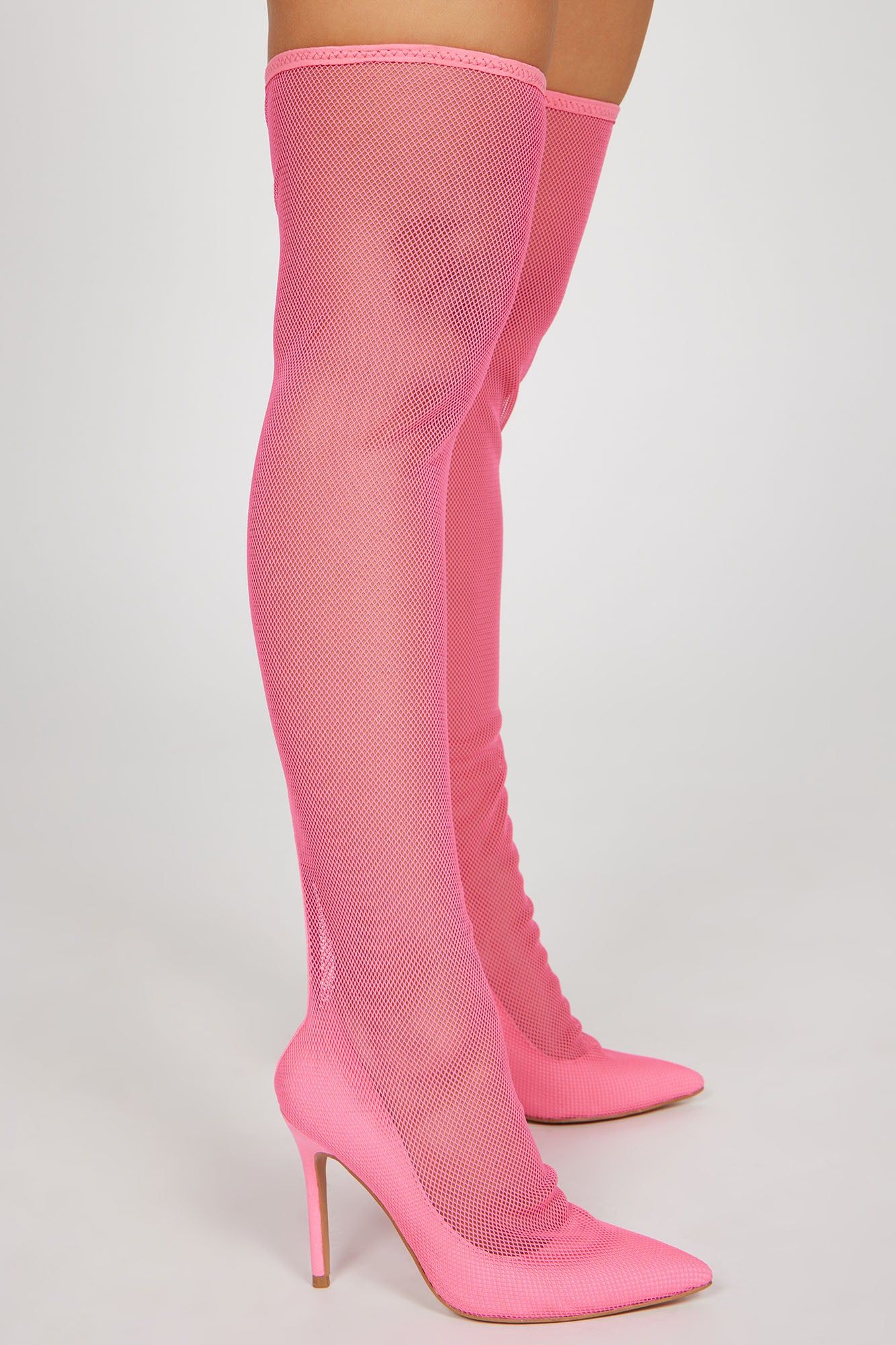 Forever A Babe Over The Knee Heels - Pink sold by Fashion Nova product image thumbnail 3