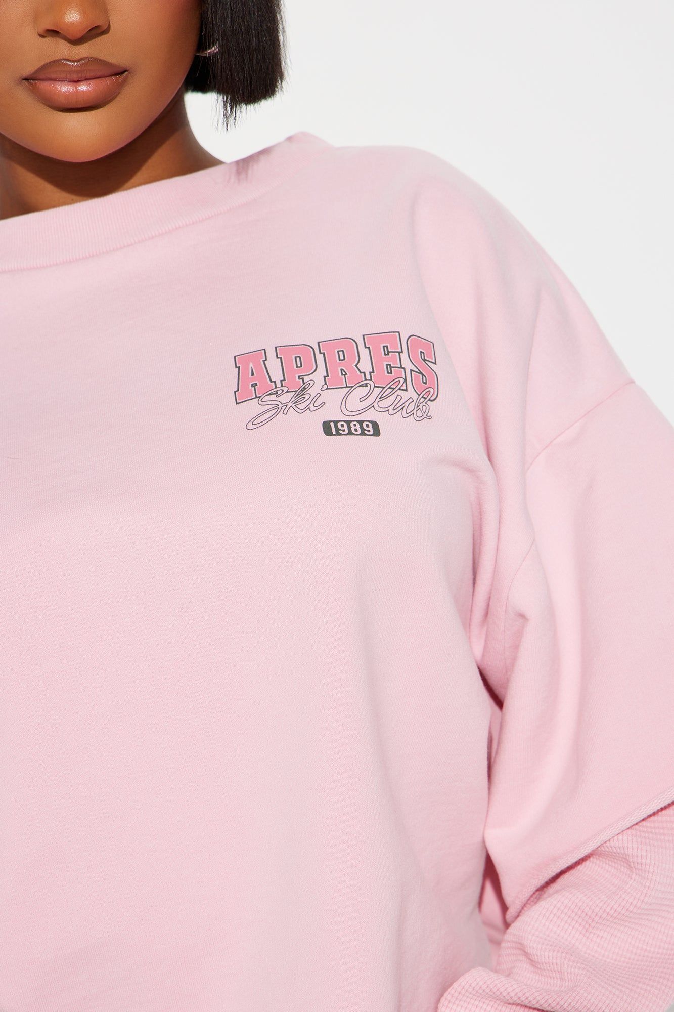 Apres Vibes Jogger Set - Pink sold by Fashion Nova product image thumbnail 3