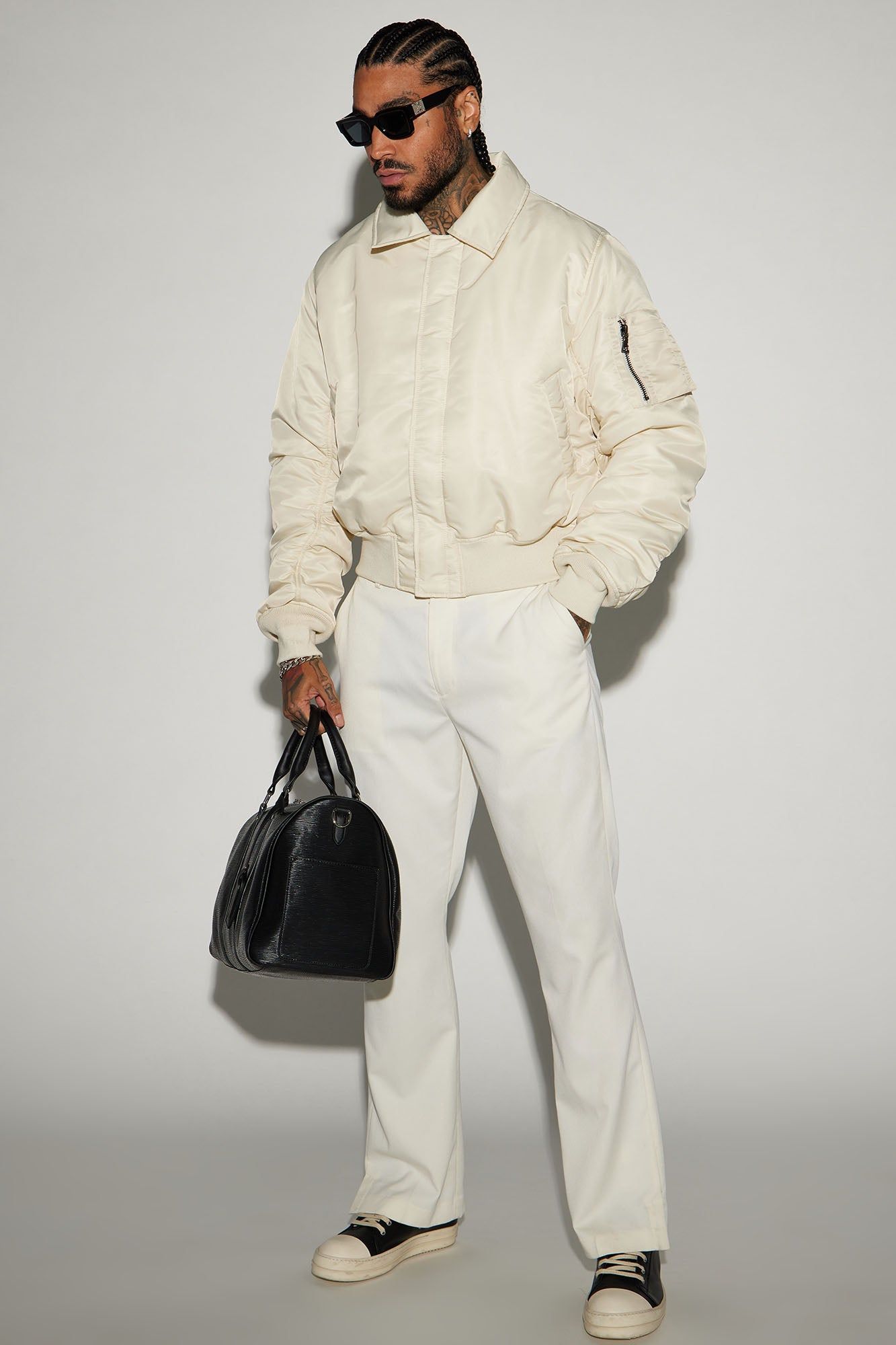 Sweet Spot Collar Bomber Jacket - Off White sold by Fashion Nova product image thumbnail 2