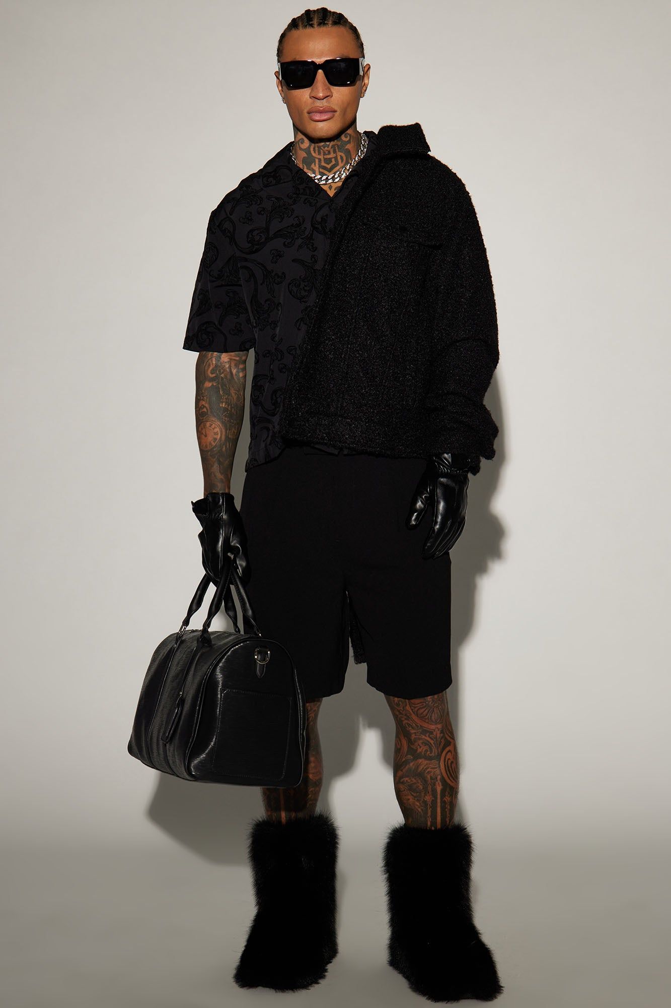 Fancy Filigree Button Up Shirt - Black sold by Fashion Nova product image thumbnail 2