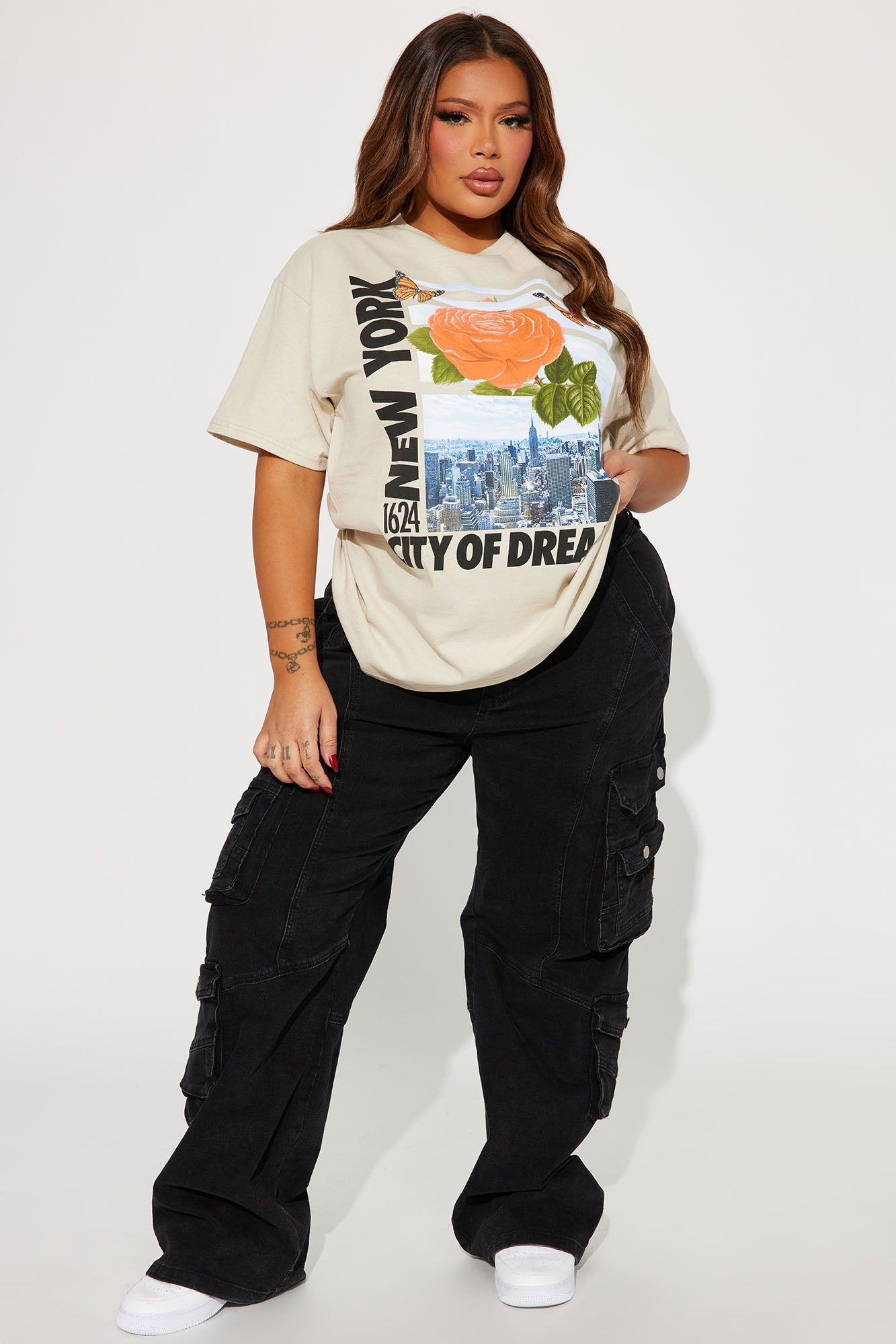 New York Love Graphic Tee - Sand sold by Fashion Nova product image thumbnail 5