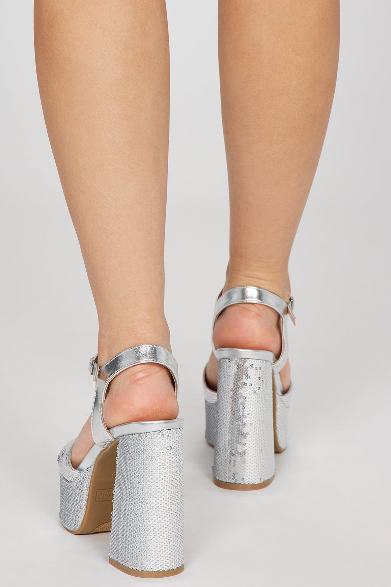 Dance The Night Away Platform Heels - Silver sold by Fashion Nova product image thumbnail 4