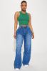 Night Drives Stretch Straight Leg Jeans - Medium Wash sold by Fashion Nova