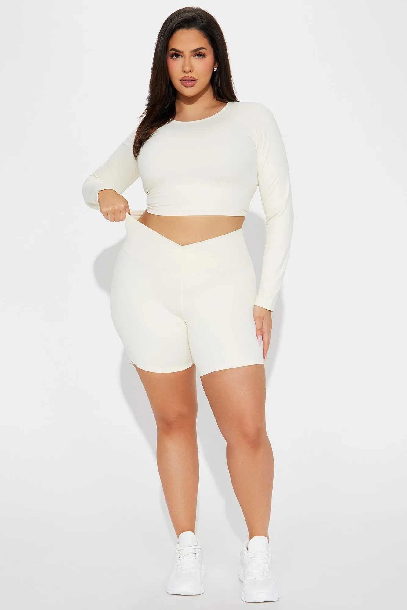 Keep The Peace Active Set - Cream sold by Fashion Nova product image thumbnail 4