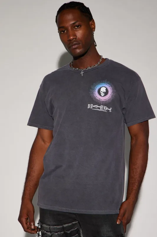 Death Note Vigilance Short Sleeve Tee - Black made by Fashion Nova