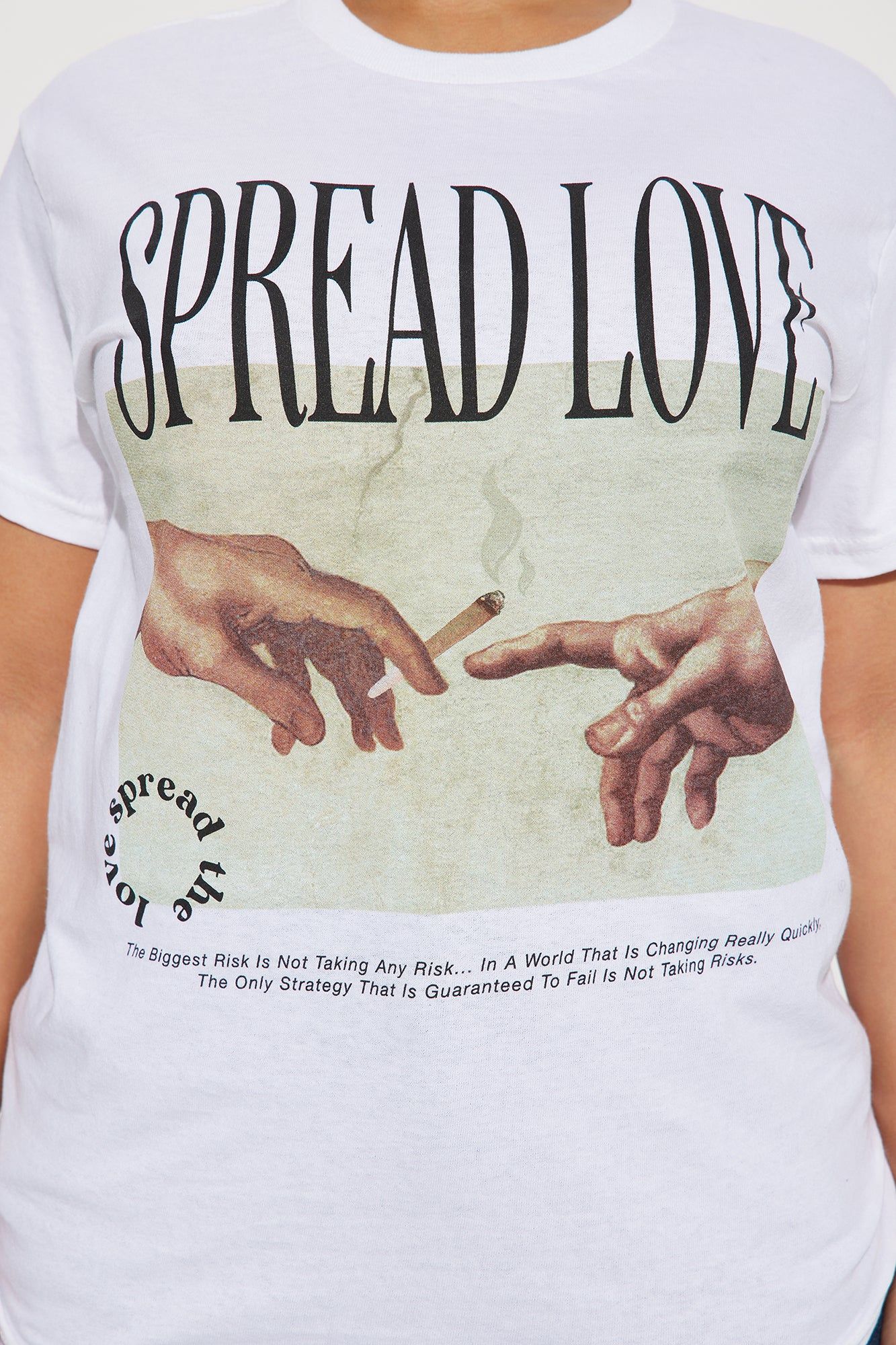 Spread Love Graphic Tshirt - White sold by Fashion Nova product image thumbnail 3