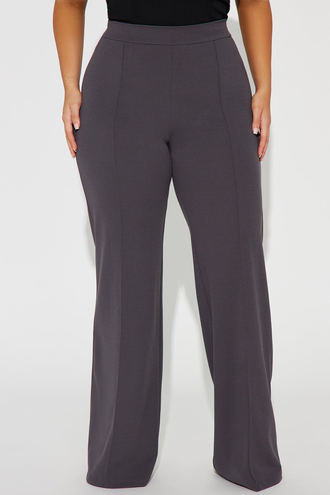 Tall Victoria High Waisted Dress Pants - Charcoal sold by Fashion Nova product image thumbnail 5