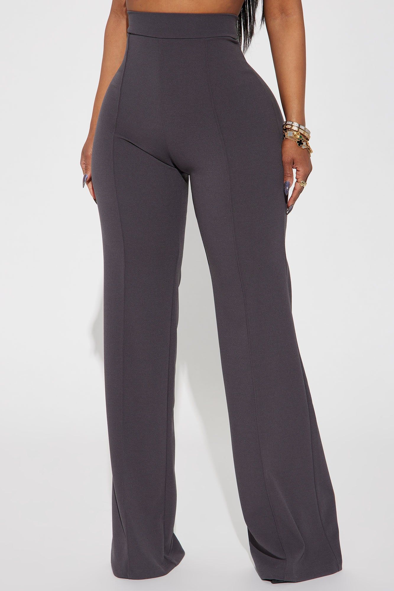 Tall Victoria High Waisted Dress Pants - Charcoal sold by Fashion Nova product image thumbnail 2