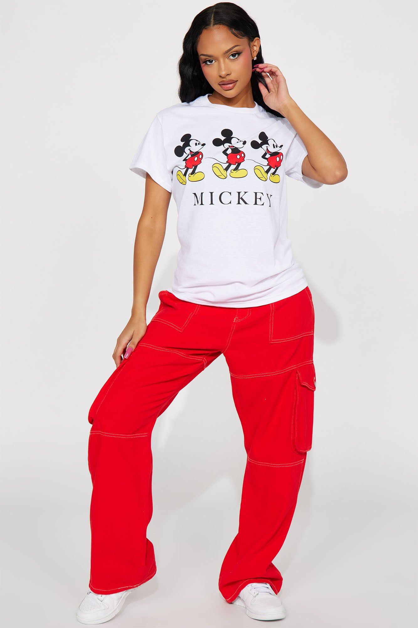 Mickey Mouse Vintage Graphic Tee - White sold by Fashion Nova product image thumbnail 2