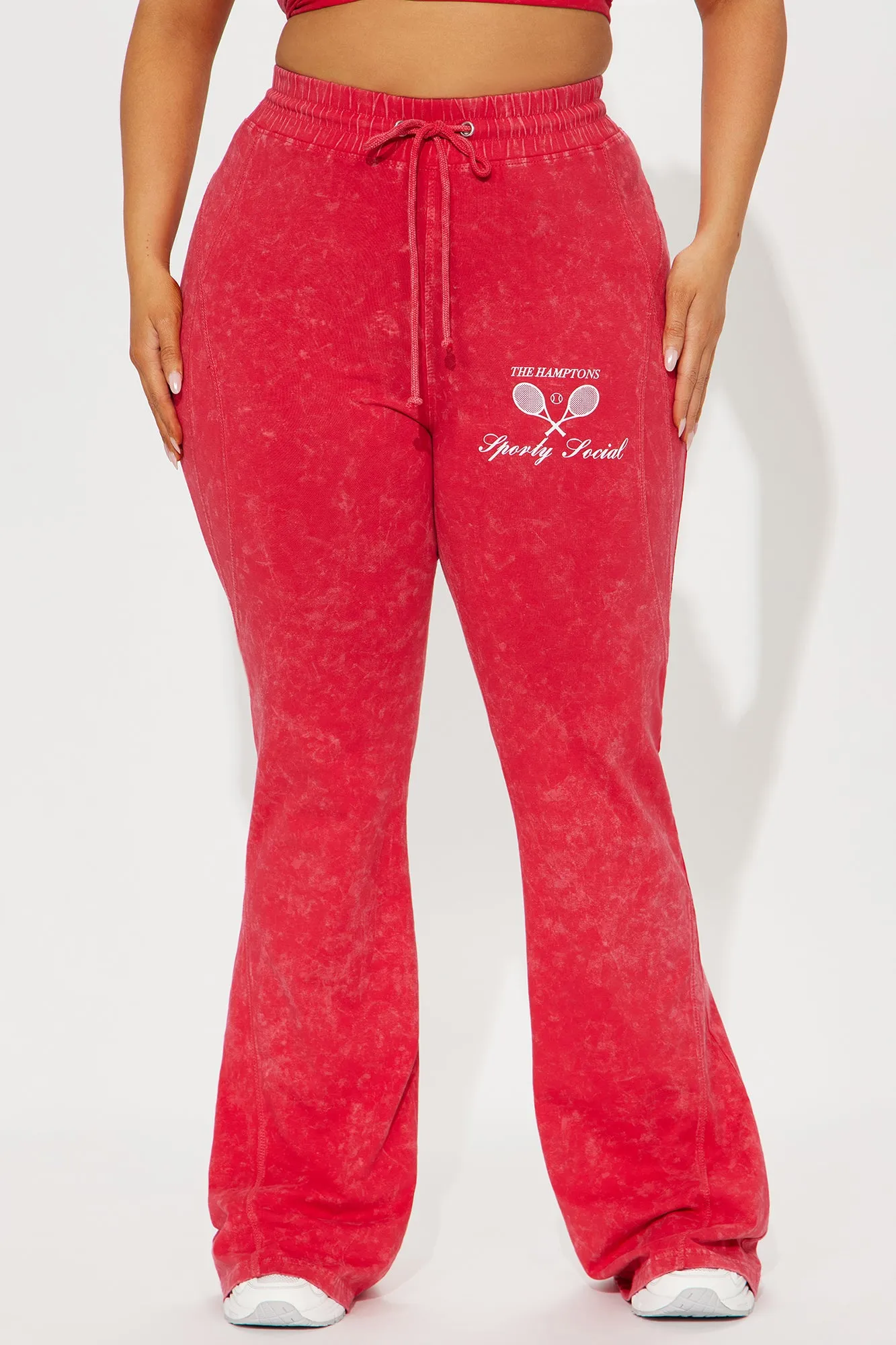 The Hamptons Sporty Flared Pant - Hot Pink sold by Fashion Nova product image thumbnail 5