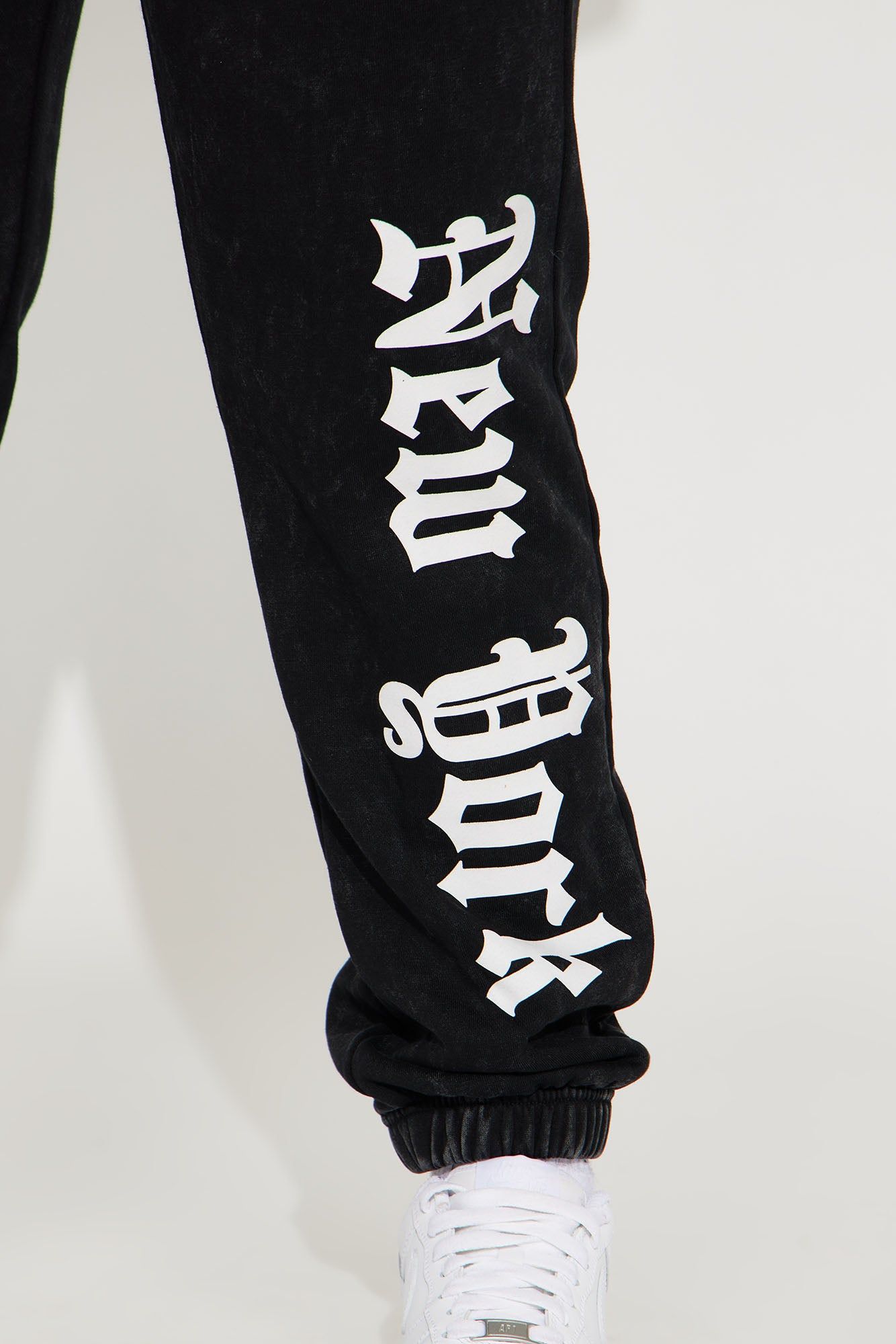 NYC Fleece Jogger Set - Black sold by Fashion Nova product image thumbnail 4