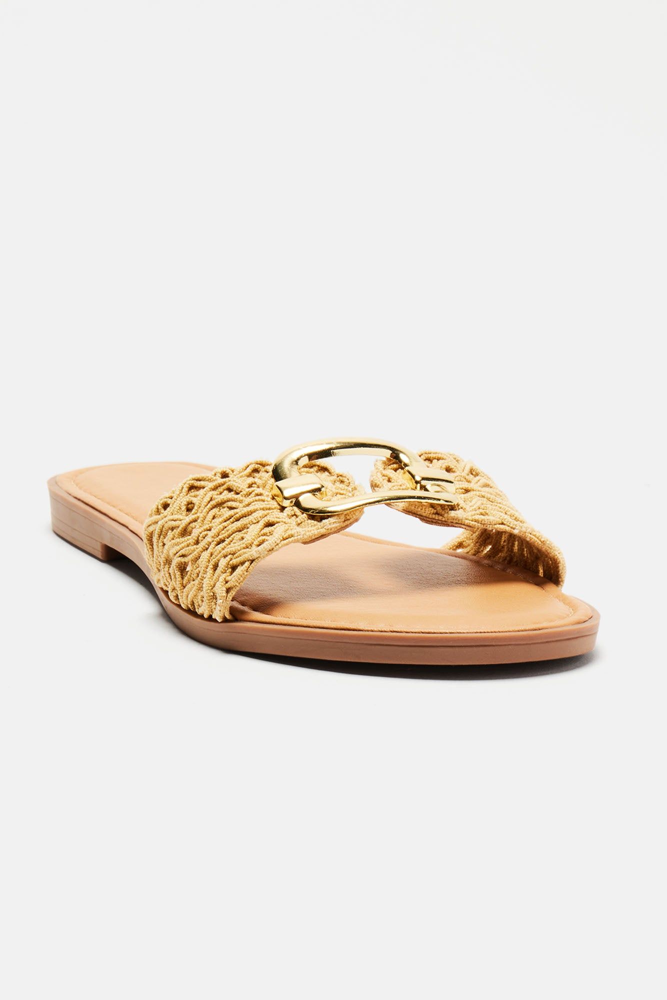 Shiloh Flat Sandals - Ivory sold by Fashion Nova product image thumbnail 3