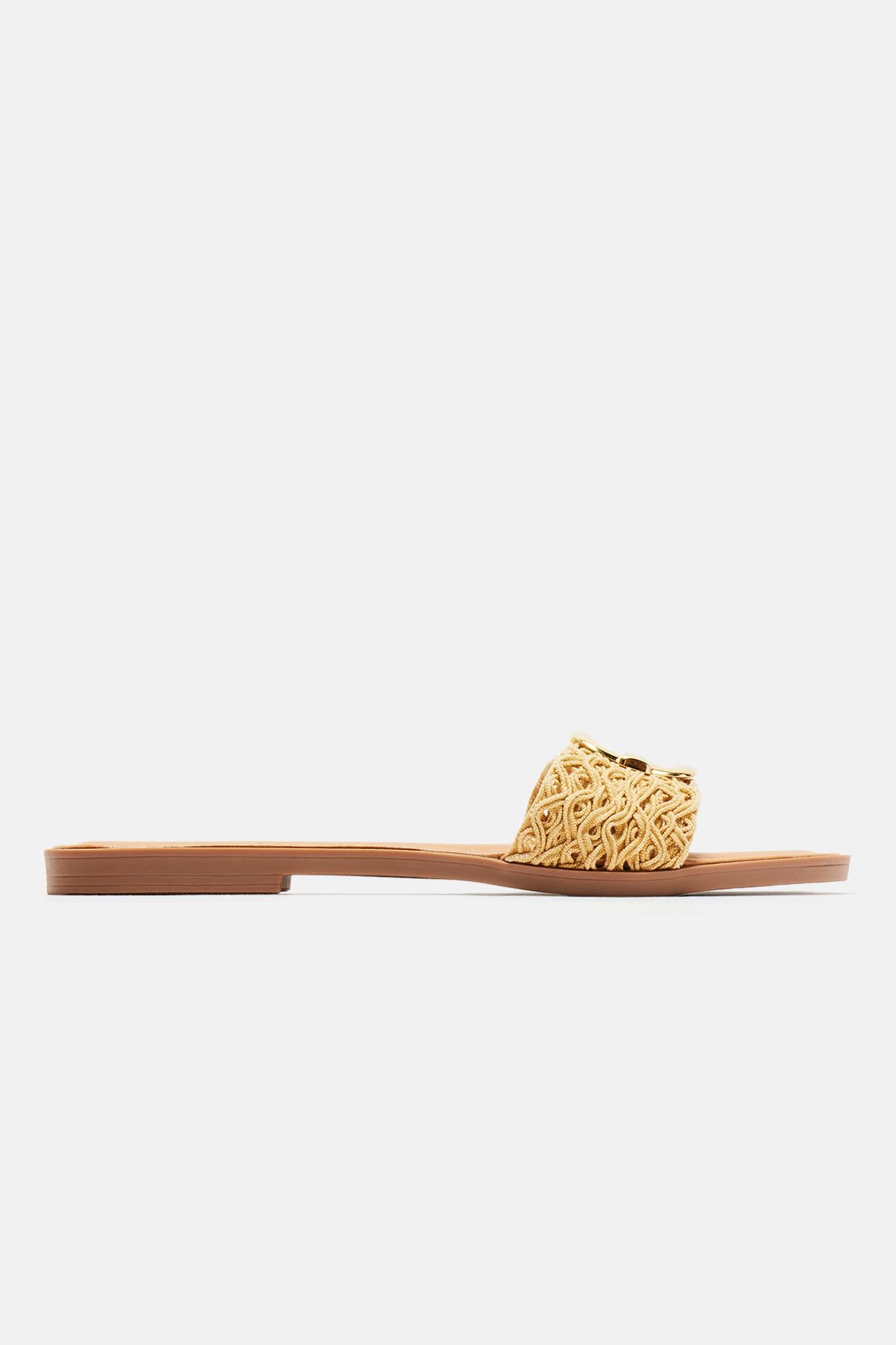 Shiloh Flat Sandals - Ivory sold by Fashion Nova product image thumbnail 4