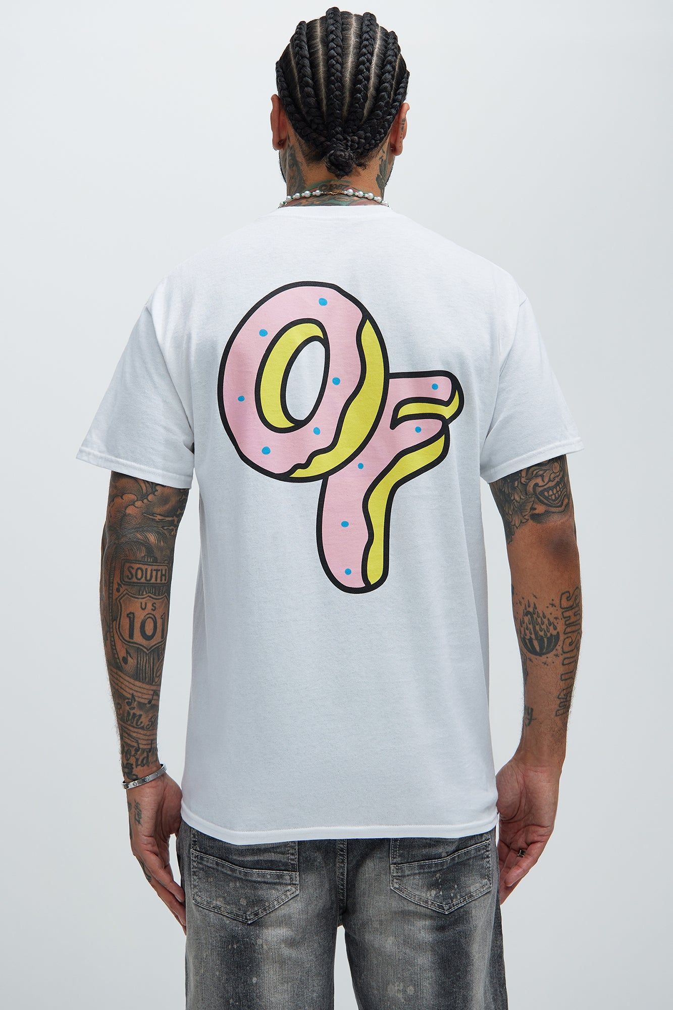 Odd Future Logo Short Sleeve Tee - White sold by Fashion Nova product image thumbnail 4