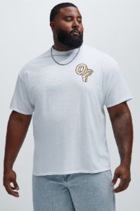 Odd Future Logo Short Sleeve Tee - White sold by Fashion Nova