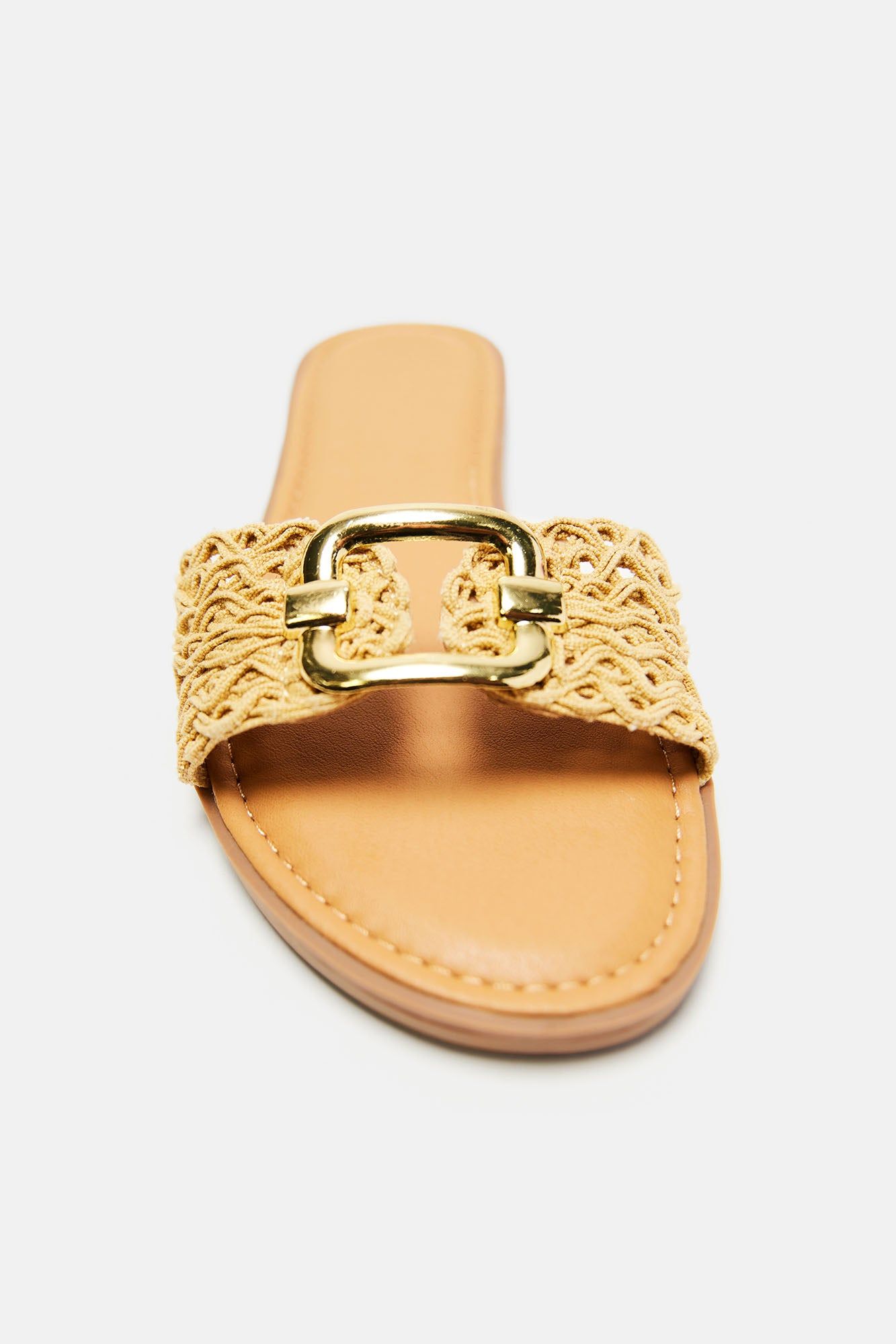 Shiloh Flat Sandals - Ivory sold by Fashion Nova product image thumbnail 5