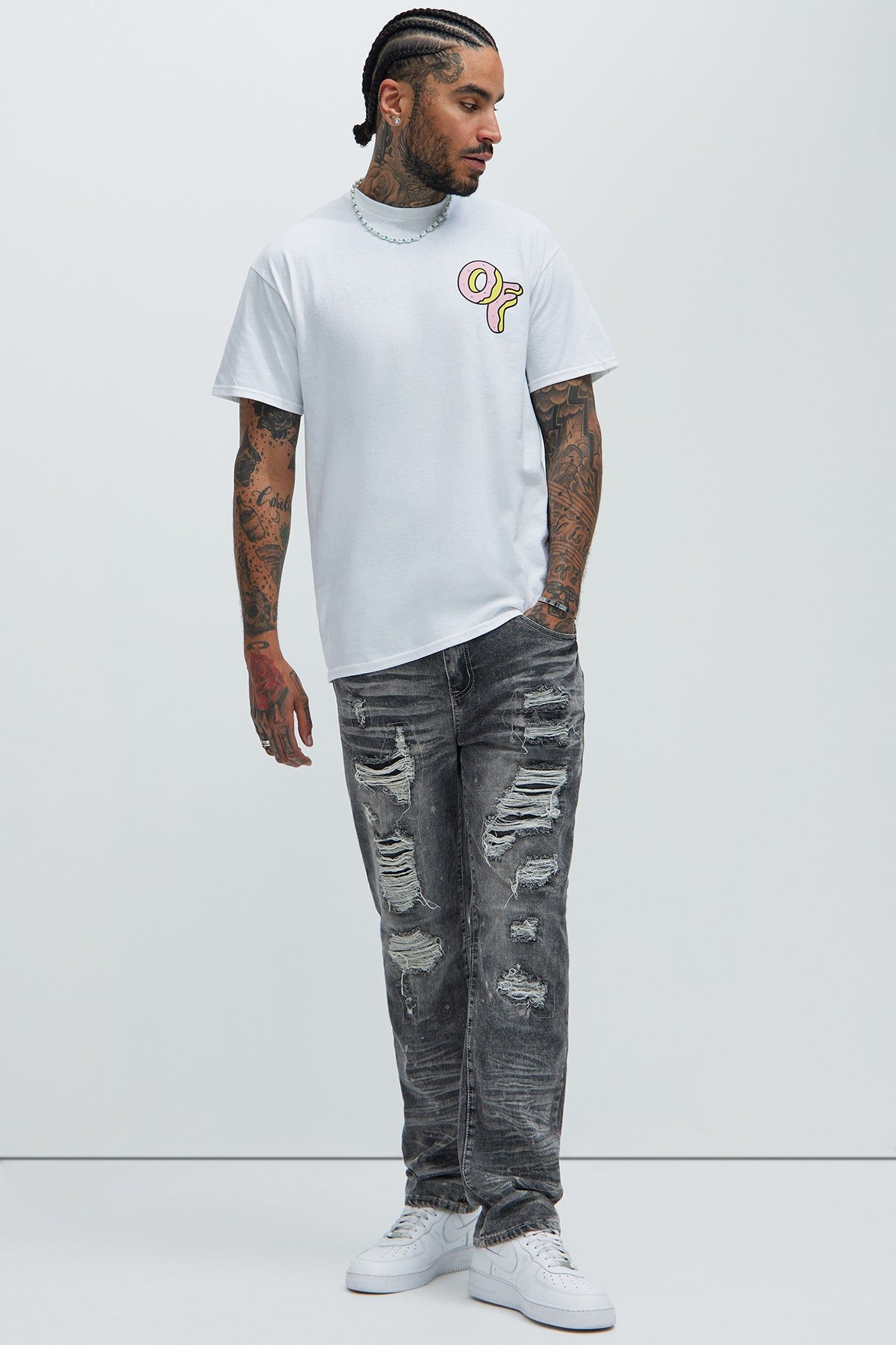 Odd Future Logo Short Sleeve Tee - White sold by Fashion Nova product image thumbnail 2