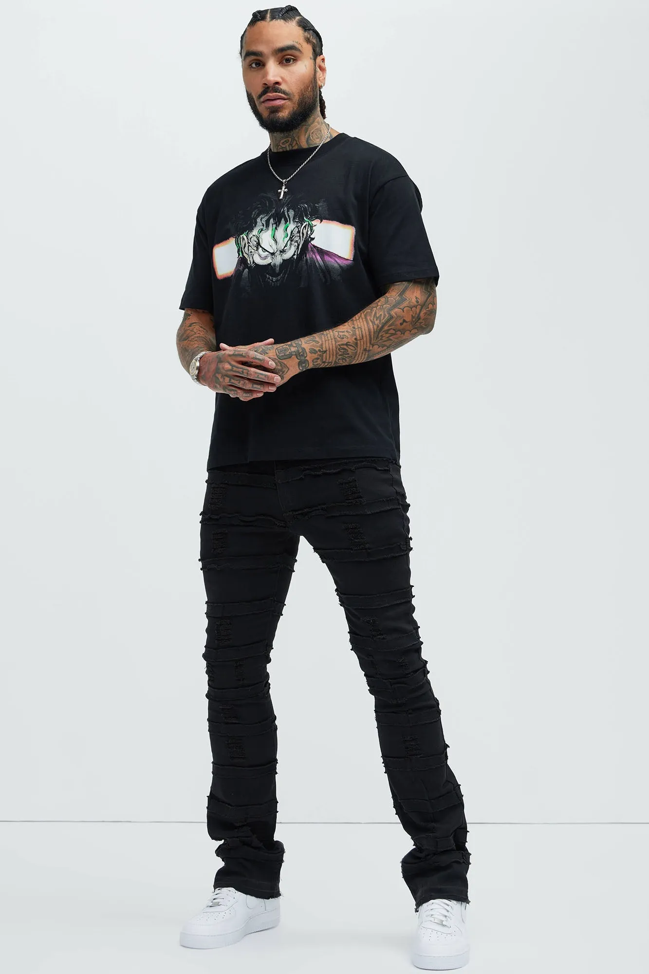 The Joker I See You Oversize Short Sleeve Tee - Black sold by Fashion Nova product image thumbnail 2