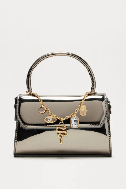 Golden Energy Handbag Charm Chain - Gold sold by Fashion Nova