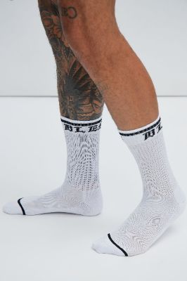 Blssed Crew Socks - Black sold by Fashion Nova