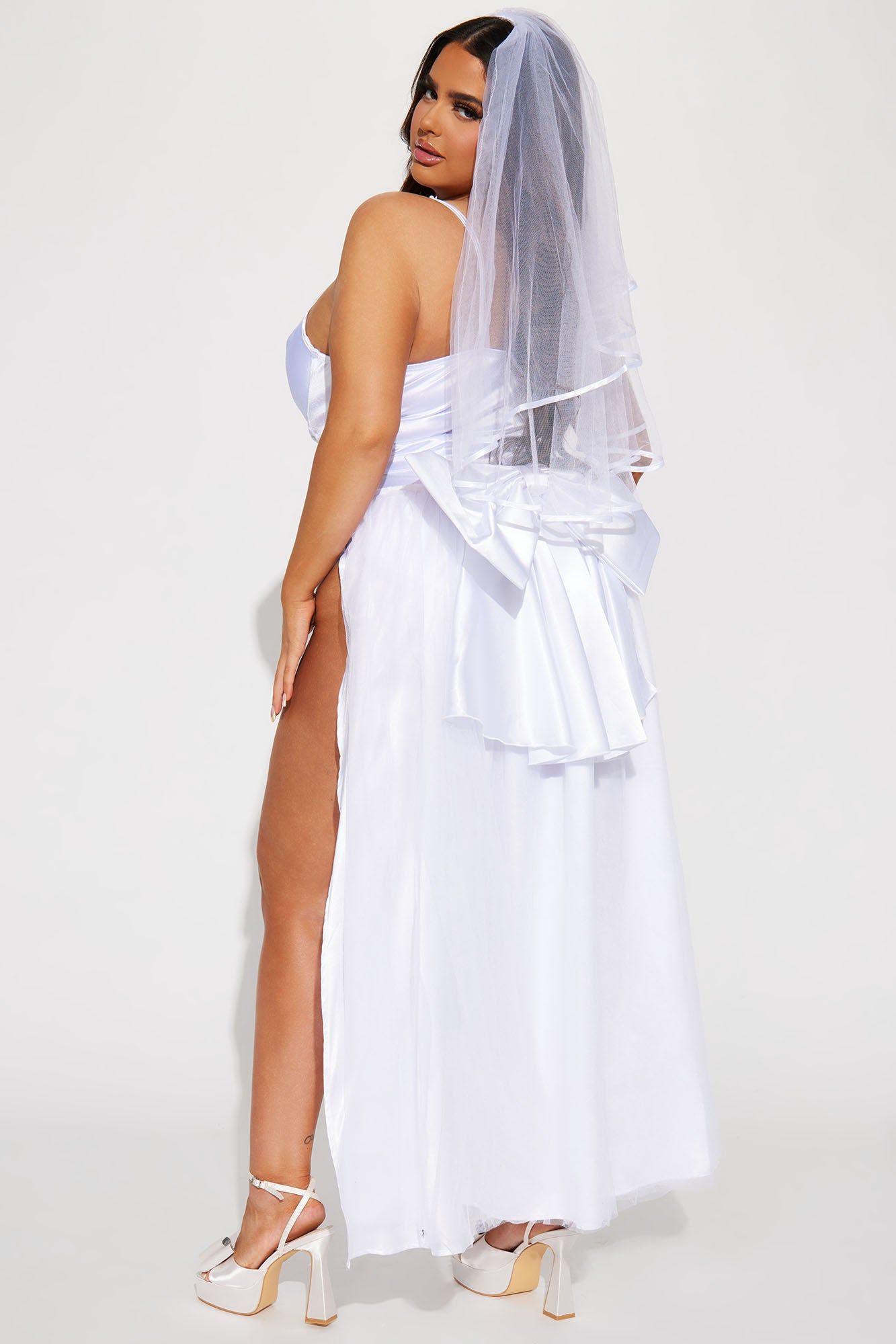 Blushing Bride 3 Piece Costume Set - White sold by Fashion Nova product image thumbnail 8