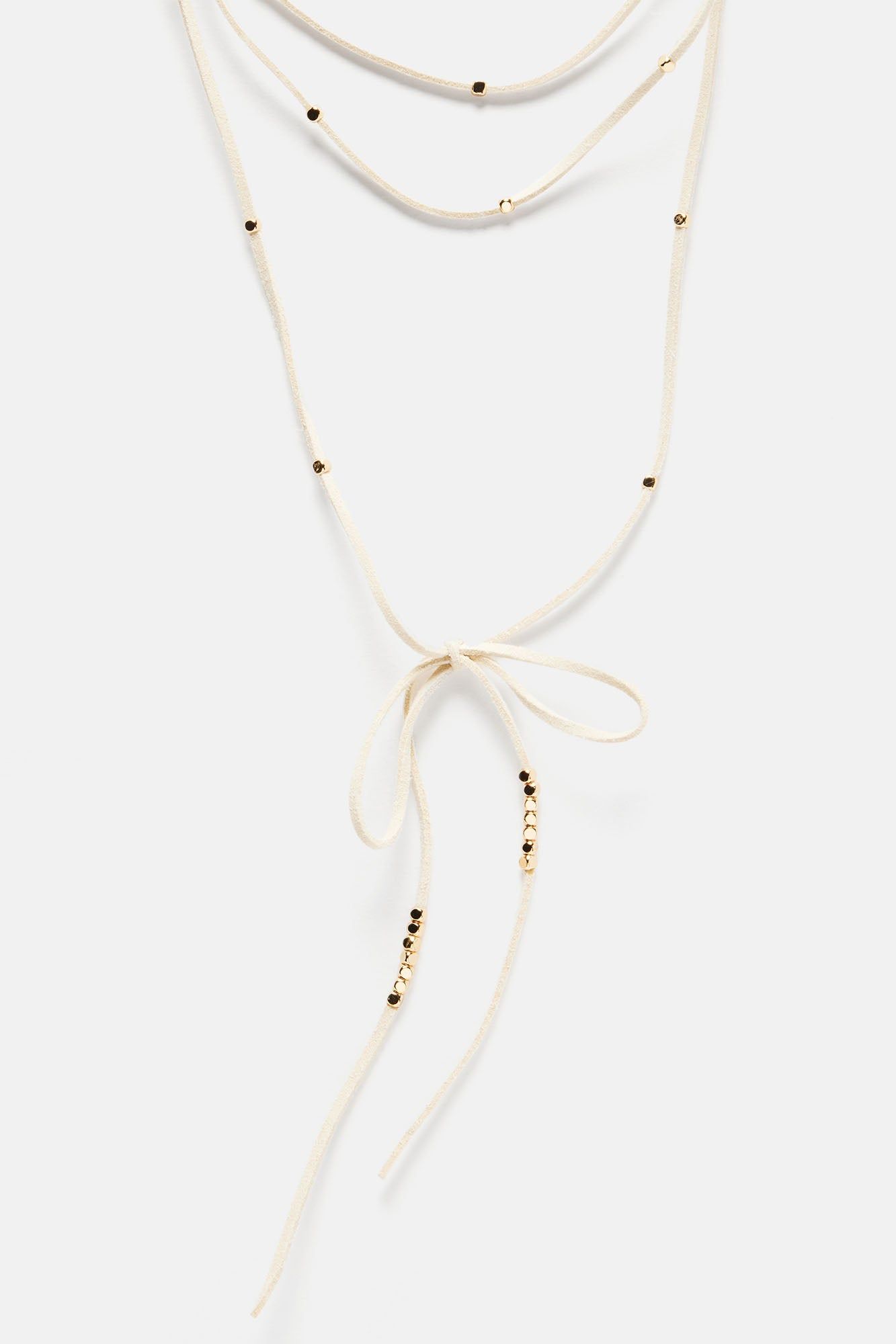 Mikayla Necklace - Beige sold by Fashion Nova product image thumbnail 3