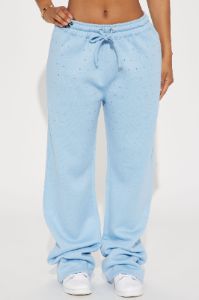 Princess Treatment Lounge Pant - Light Blue sold by Fashion Nova
