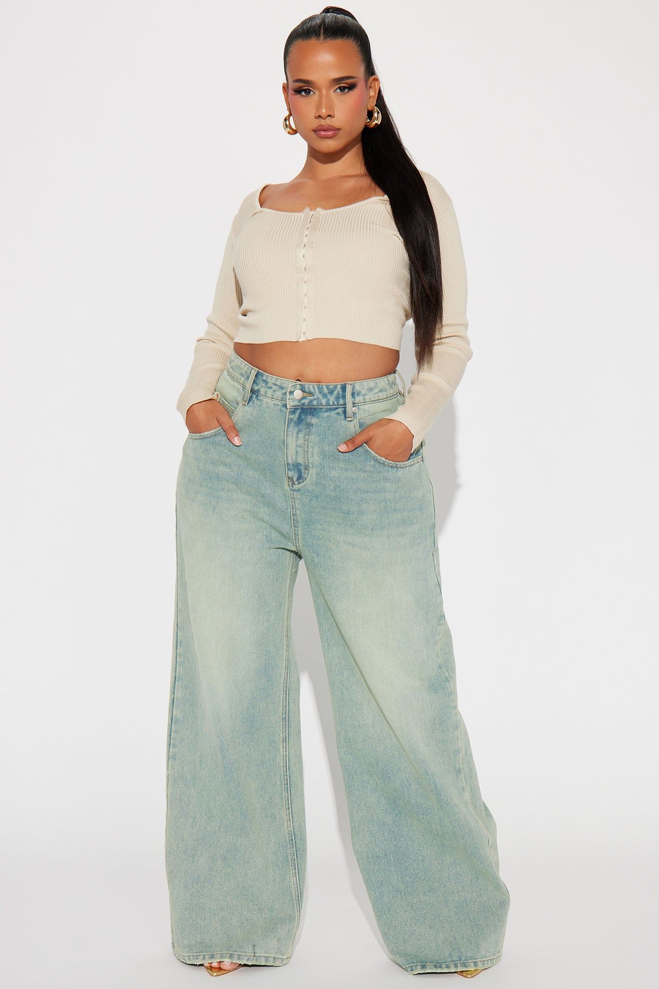 Sasha Sweater Top - Oatmeal sold by Fashion Nova product image thumbnail 5