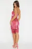 Maisie Mesh Midi Dress - Hot Pink sold by Fashion Nova