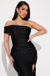 Save A Dance Maxi Dress - Black sold by Fashion Nova