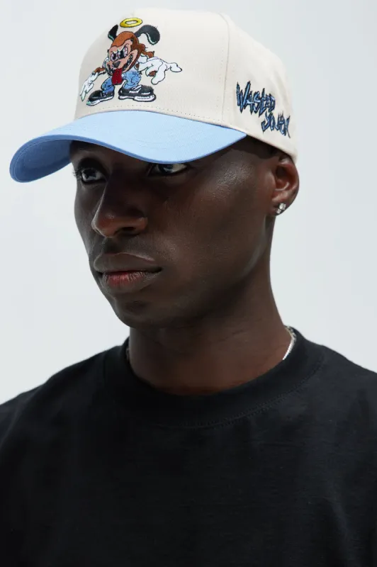 Wasted Youth Snapback Hat - Blue/combo sold by Fashion Nova