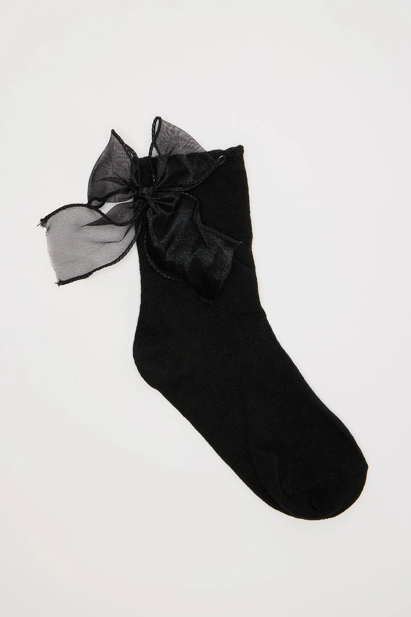 Bow Bye Socks - Black sold by Fashion Nova product image thumbnail 2