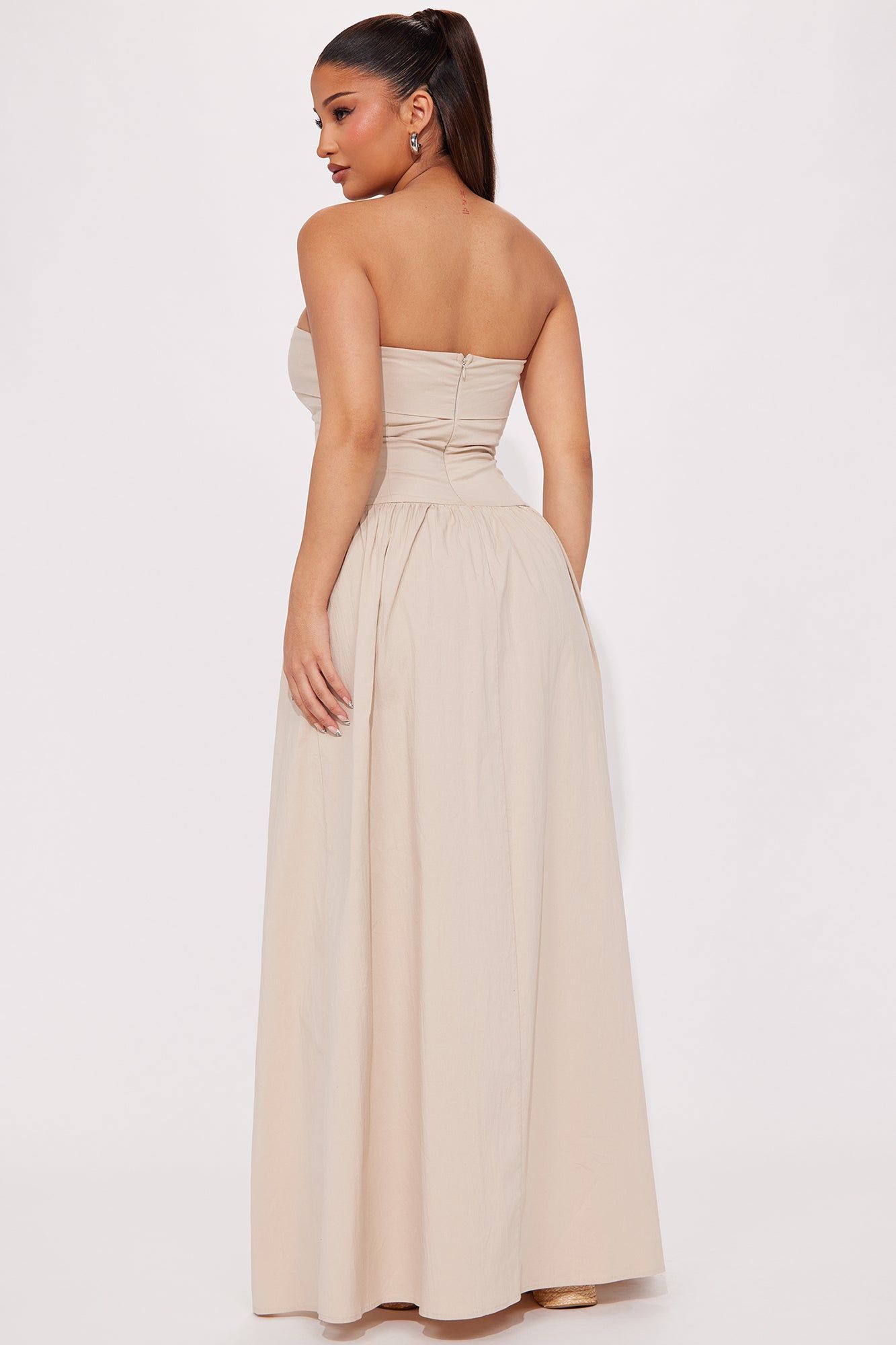 Lasting Luxury Maxi Dress - Khaki sold by Fashion Nova product image thumbnail 4