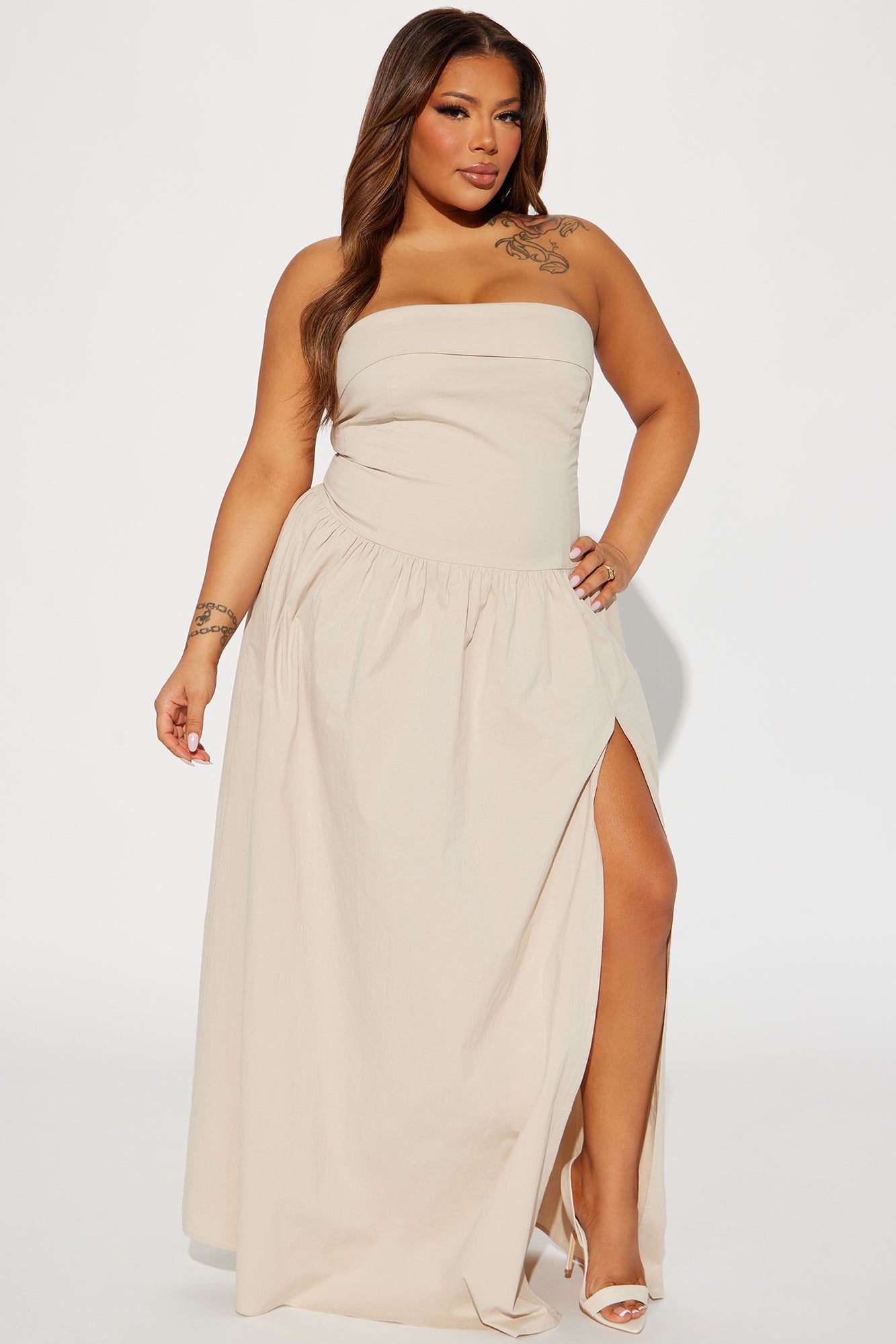 Lasting Luxury Maxi Dress - Khaki sold by Fashion Nova product image thumbnail 5