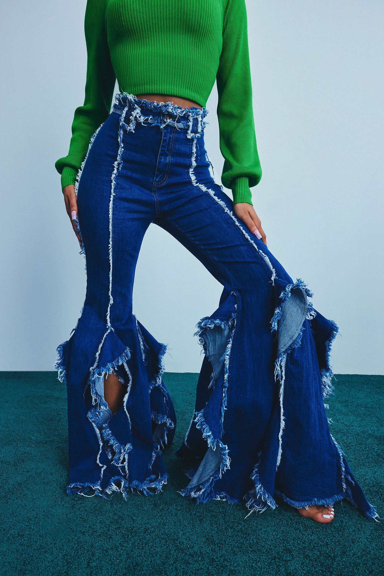 Such A Vibe Flare Jeans - Dark Wash sold by Fashion Nova product image thumbnail 2