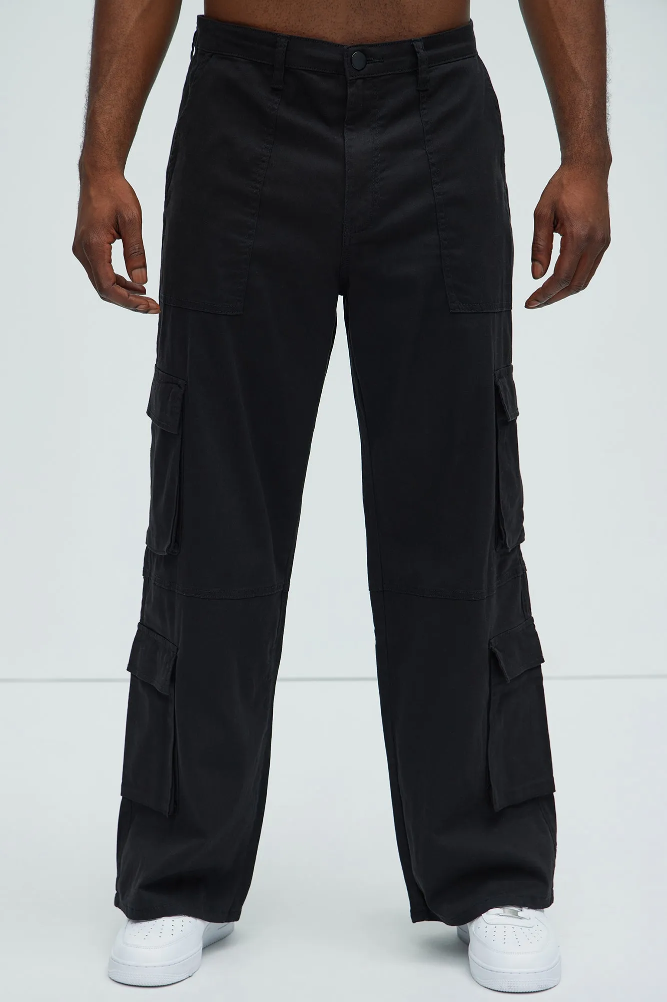 Relic Wide Leg Cargo Pants - Black sold by Fashion Nova product image thumbnail 3
