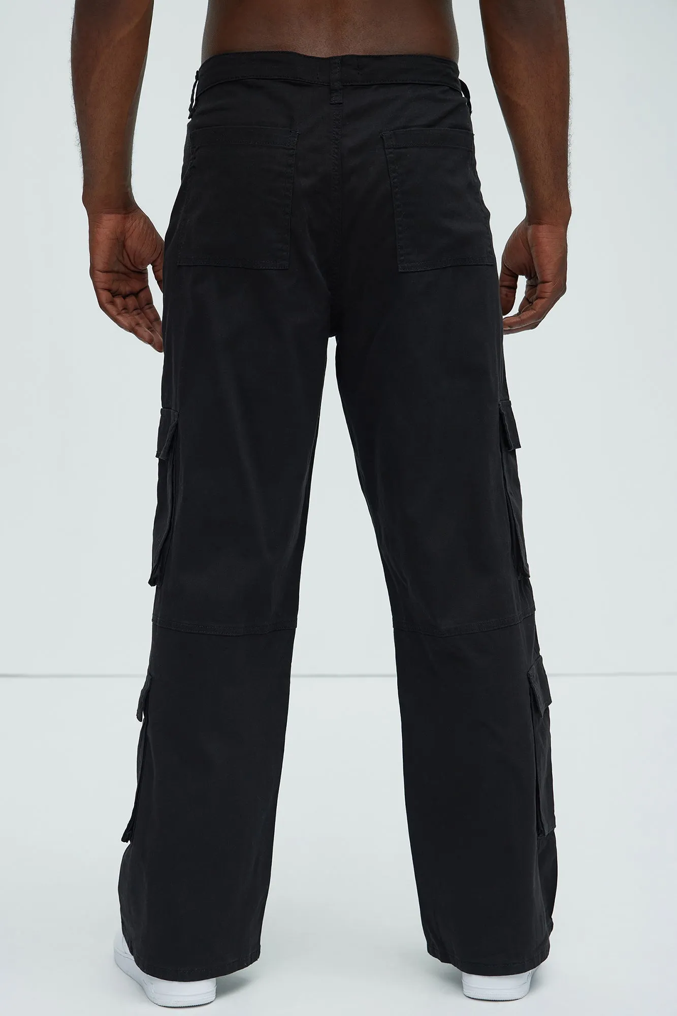 Relic Wide Leg Cargo Pants - Black sold by Fashion Nova product image thumbnail 4