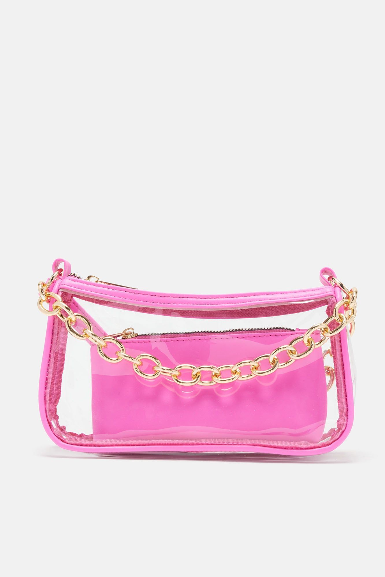 Clearly That Girl Handbag - Pink sold by Fashion Nova product image thumbnail 4