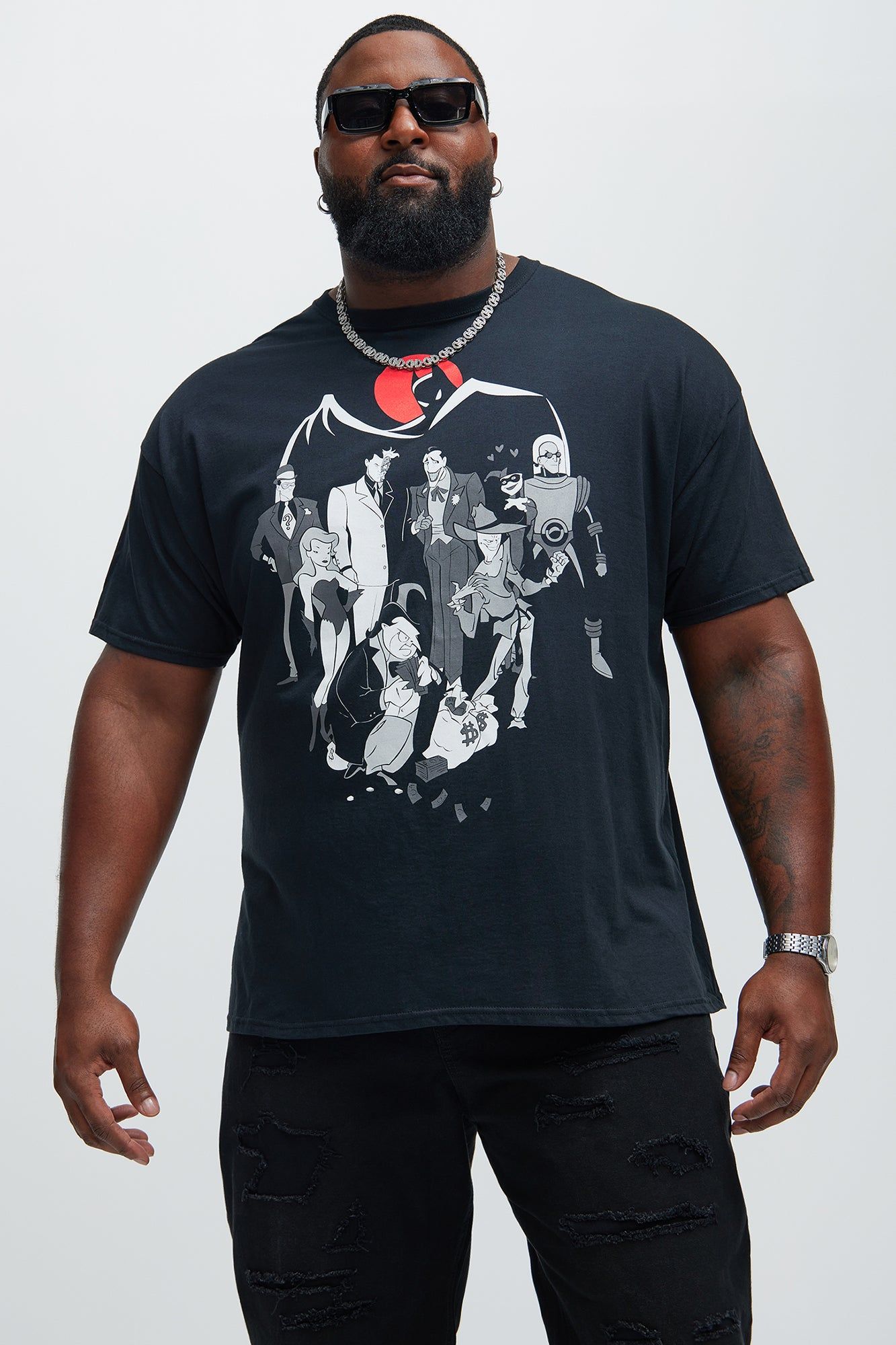 Batman Animated Series Villians Short Sleeve Tee - Black sold by Fashion Nova product image thumbnail 4